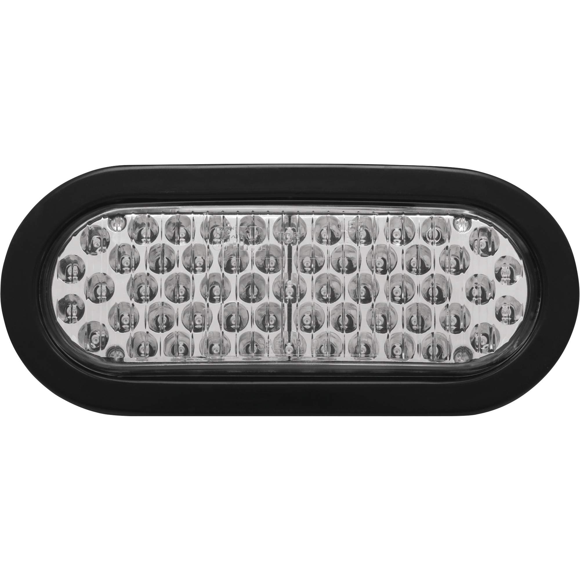 Ecco LED Directional Warning Light, Amber Lens, Oval, Grommet Mount, Model# 3965A